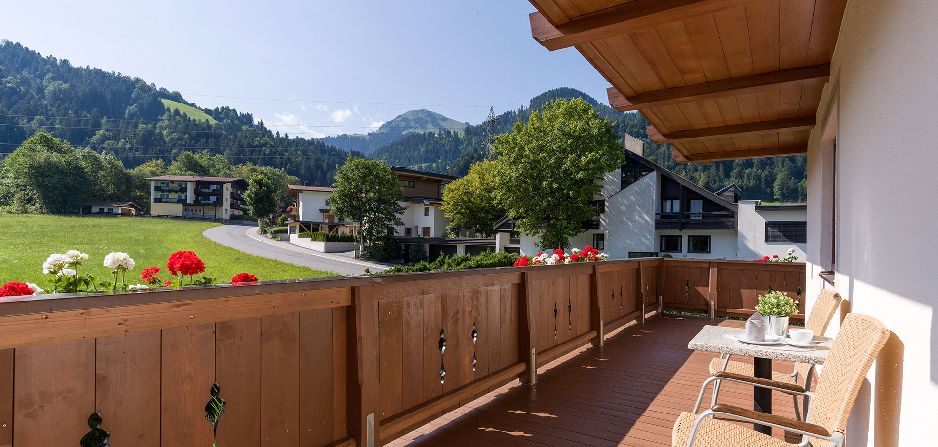 Balkon im Appartement Brandstadl, deiner Top Ferienwohnung Söll