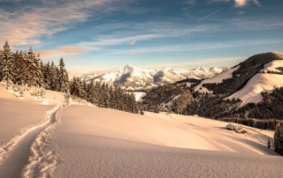 Winterwandern in der Ferienwohnung Söll . Appartement Wilder Kaiser