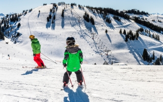 Familien Skigenuss bei unserer Ferienwohnung Söll . Appartement Wilder Kaiser