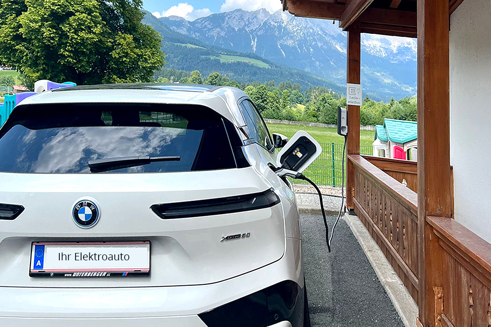 E-Ladestation in der Ferienwohnung Söll + Appartement Wilder Kaiser